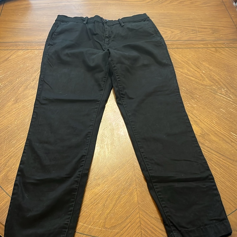 Nautica Women's Tencel Ankle Trouser Pants, Black size 26 2 - Picture 4 of 12